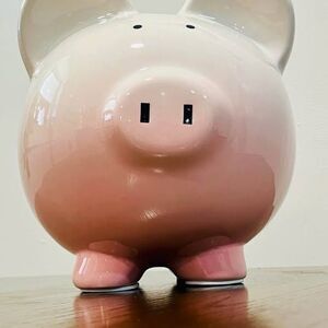🐷NEW🐷 Adorable pink ombre Piggy Bank